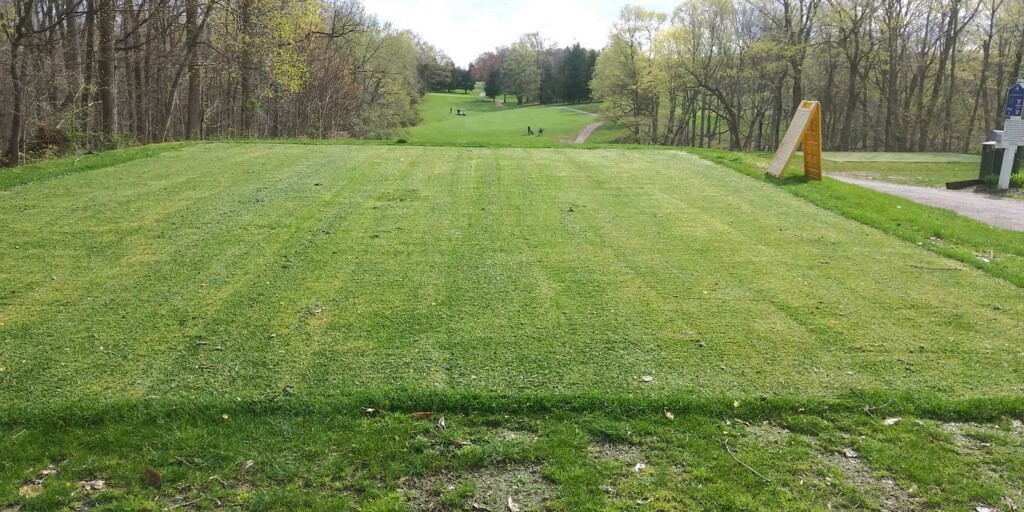 view of golf hole #10